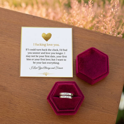 Anello “I F♥cking Love You”