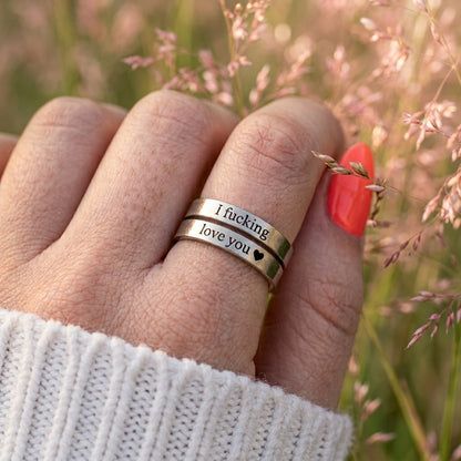 Anello “I F♥cking Love You”