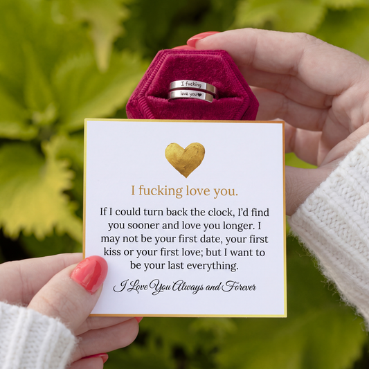Anello “I F♥cking Love You”